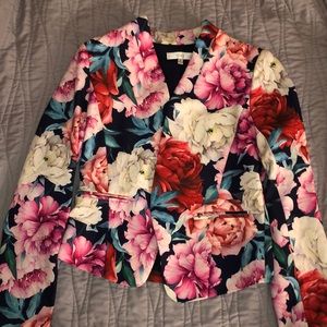 Floral blazer